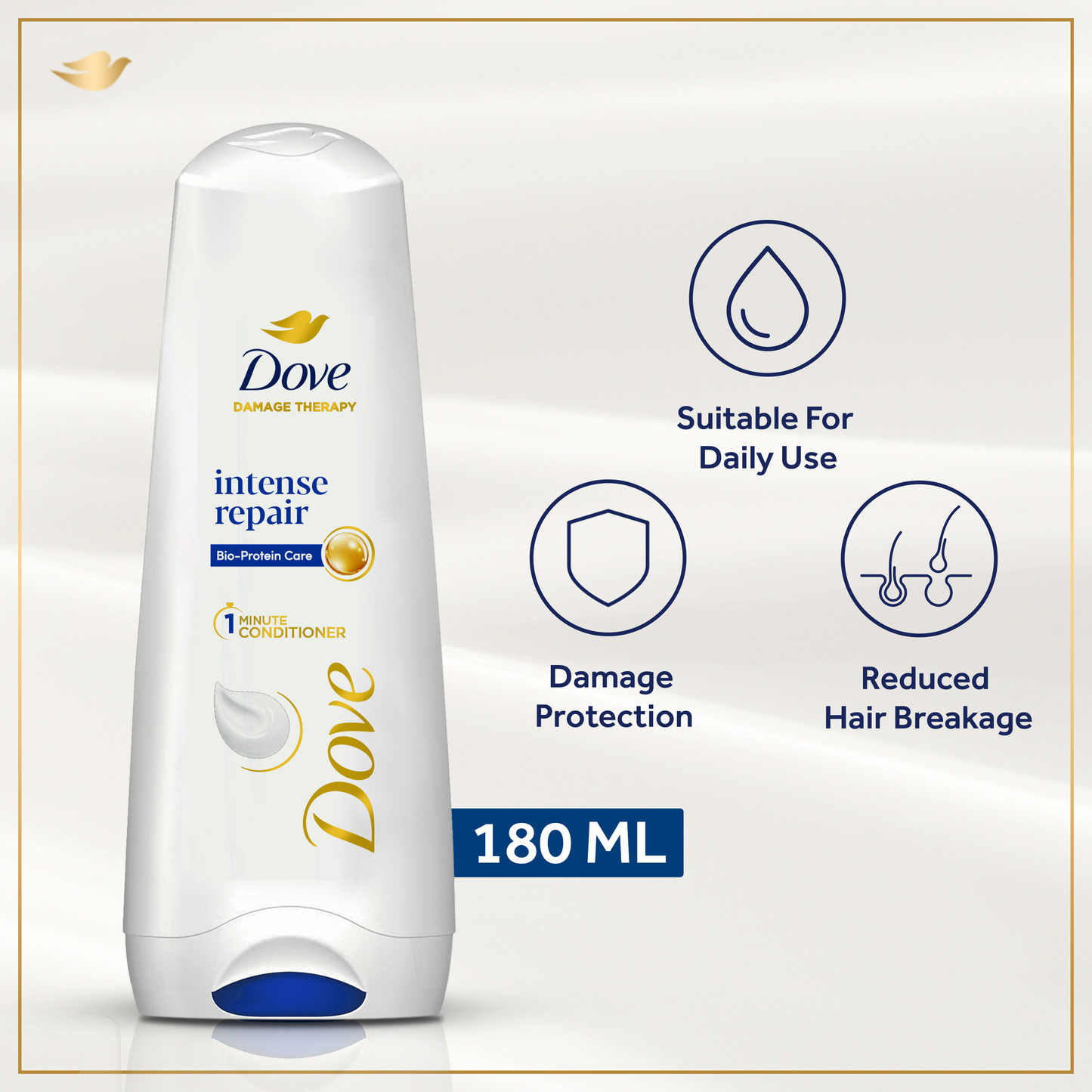 Dove - Intense Repair Conditioner - 180ml jar close up