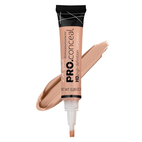 L.A Girl Pro Conceal Hd Concealer Peach Corrector jar close up
