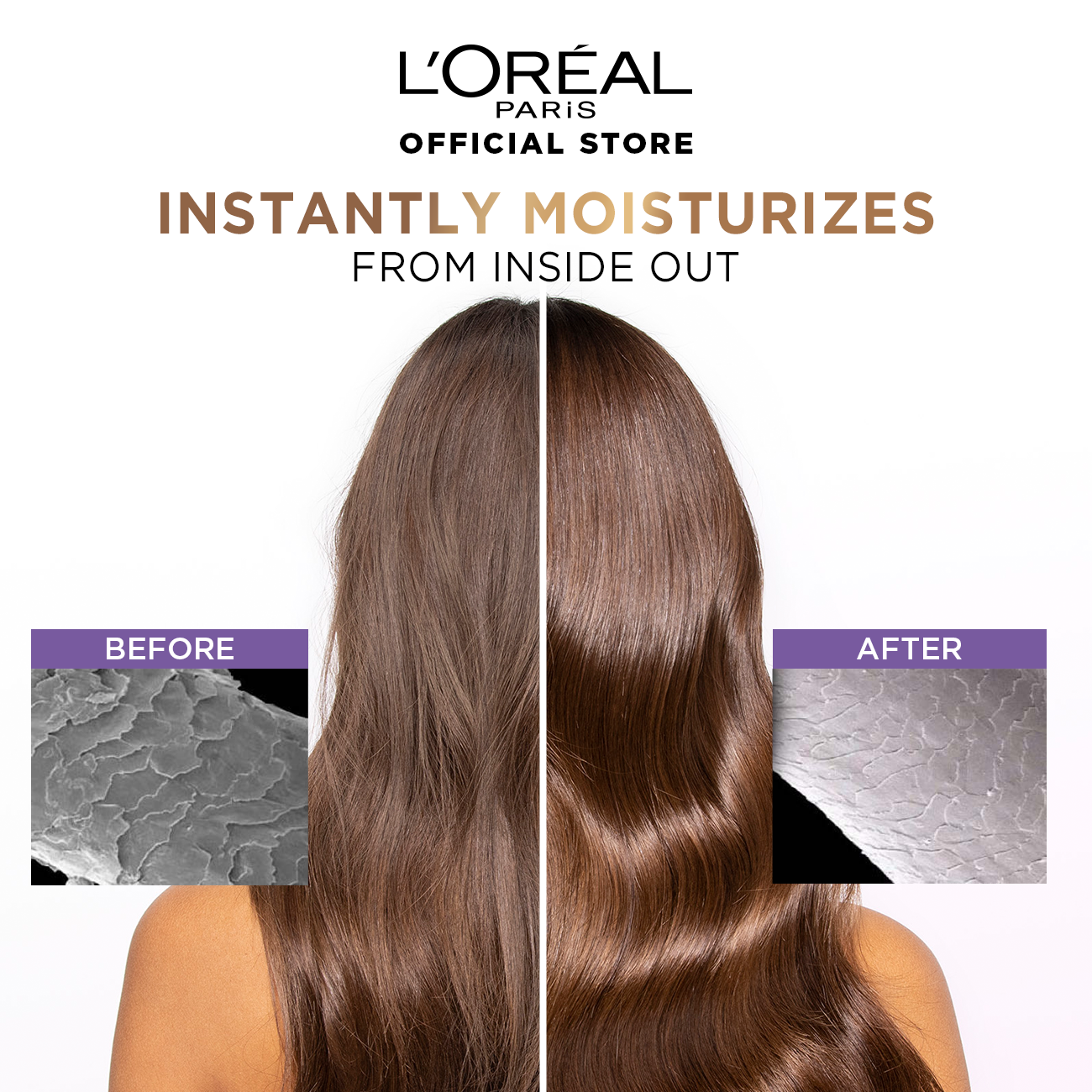 L'Oreal Paris - Elseve Hyaluron Moisture Hydra Filling Night Cream 150ml before after skin results