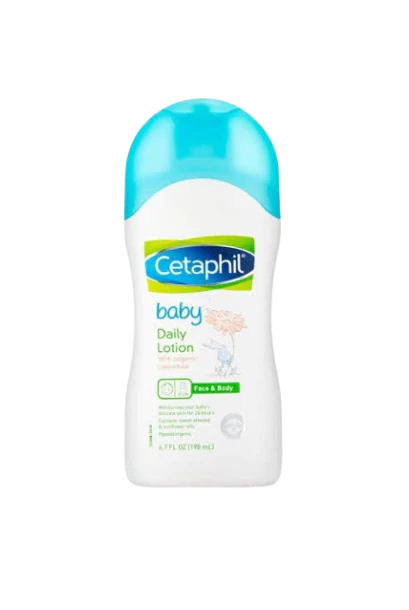 Cetaphil Baby Daily Lotion with Organic Calendula, 198ml