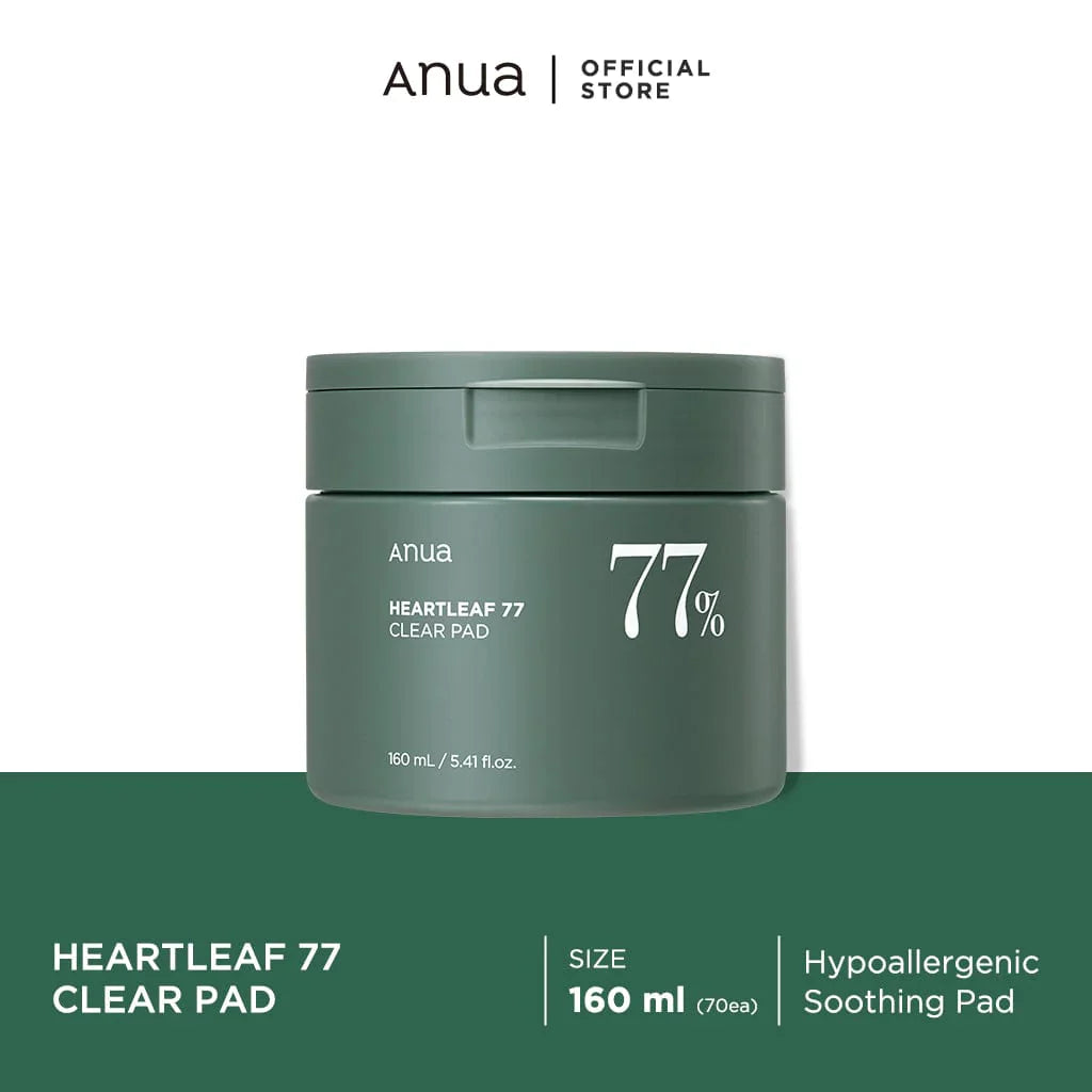 ANUA HEARTLEAF 77% TONER PADS, 160ml