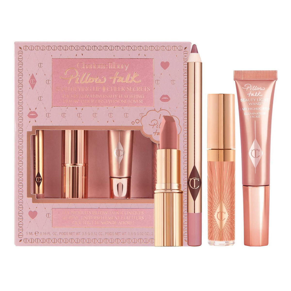 CHARLOTTE TILBURY - Pillow Talk Beautifying Lip & Cheek Secrets Set