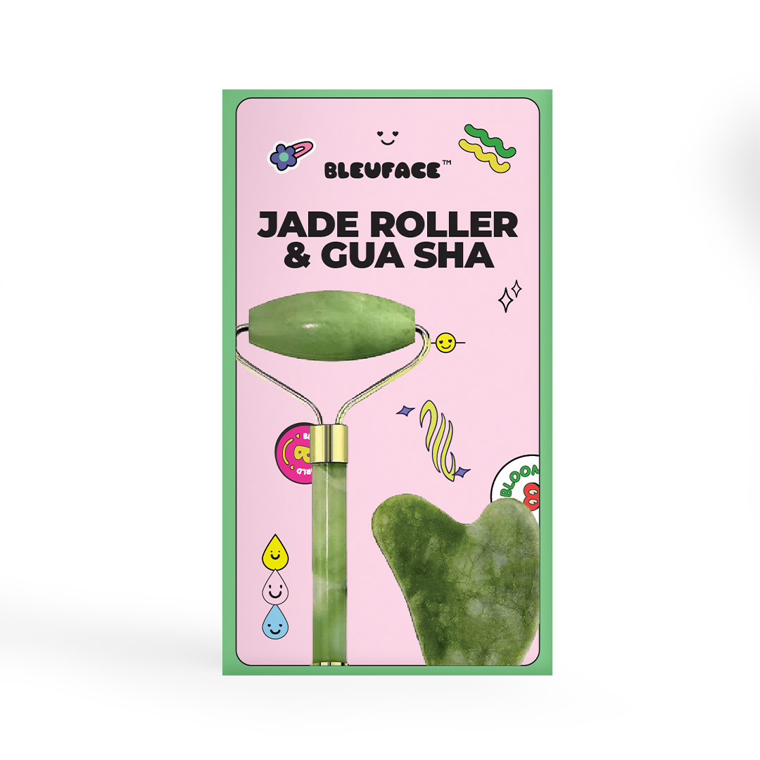 Bleuface - Jade Roller & Gua Sha front packaging