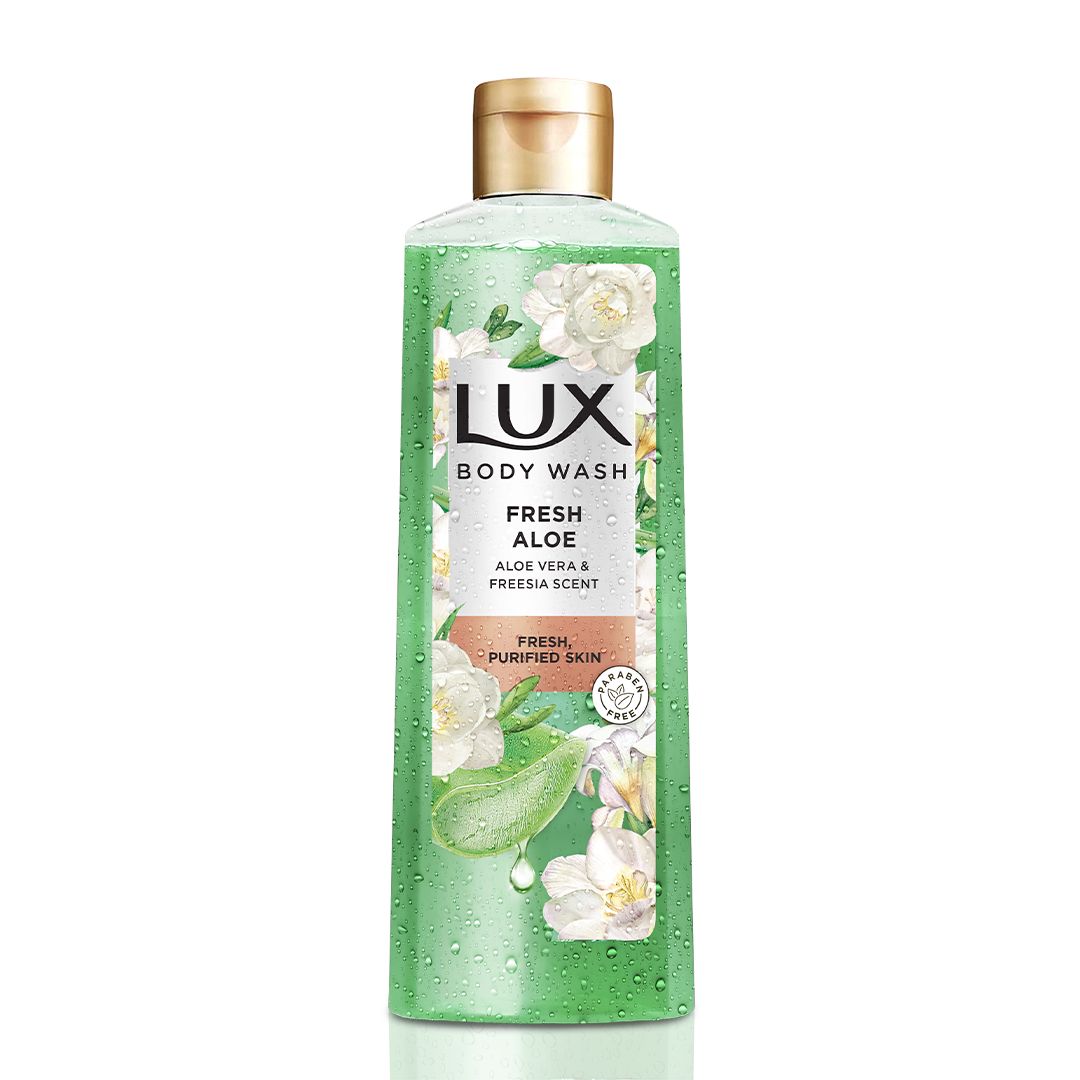 Lux - Aloe Vera Bodywash Bottle - 250ml jar close up