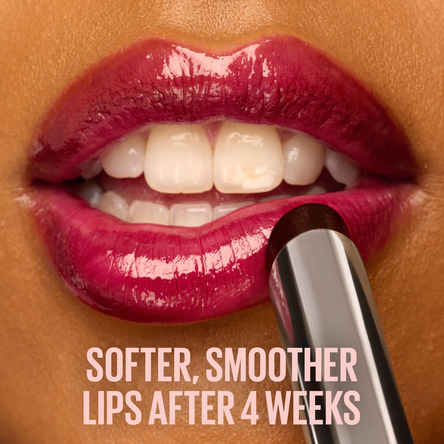 Maybelline Lifter Glaze, Tinted Lip Oil Balm with cherry extract - 24Hr Hydrated Lips before after skin results