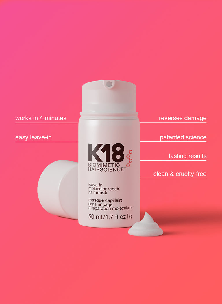 K18 leave-in molecular repair hair mask 50ml