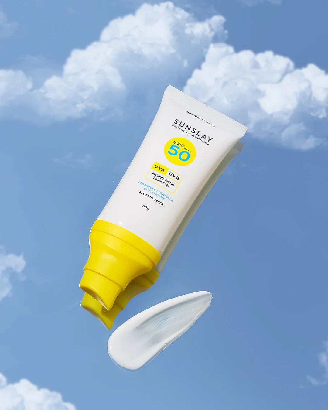 Nirvana Botanics - SunSlay Sunscreen Fluid SPF 50+++ jar close up