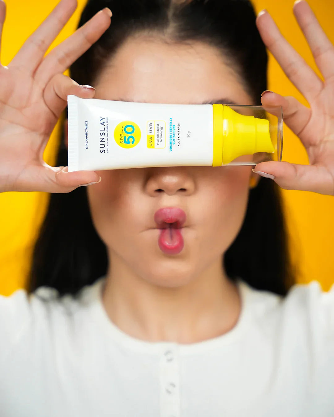 Nirvana Botanics - SunSlay Sunscreen Fluid SPF 50+++ texture gel cream