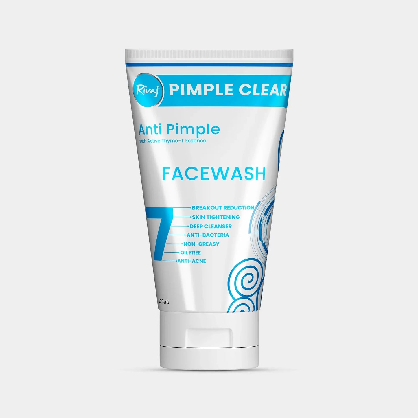 Rivaj - Pimples Clear Face Wash (100ml) jar close up