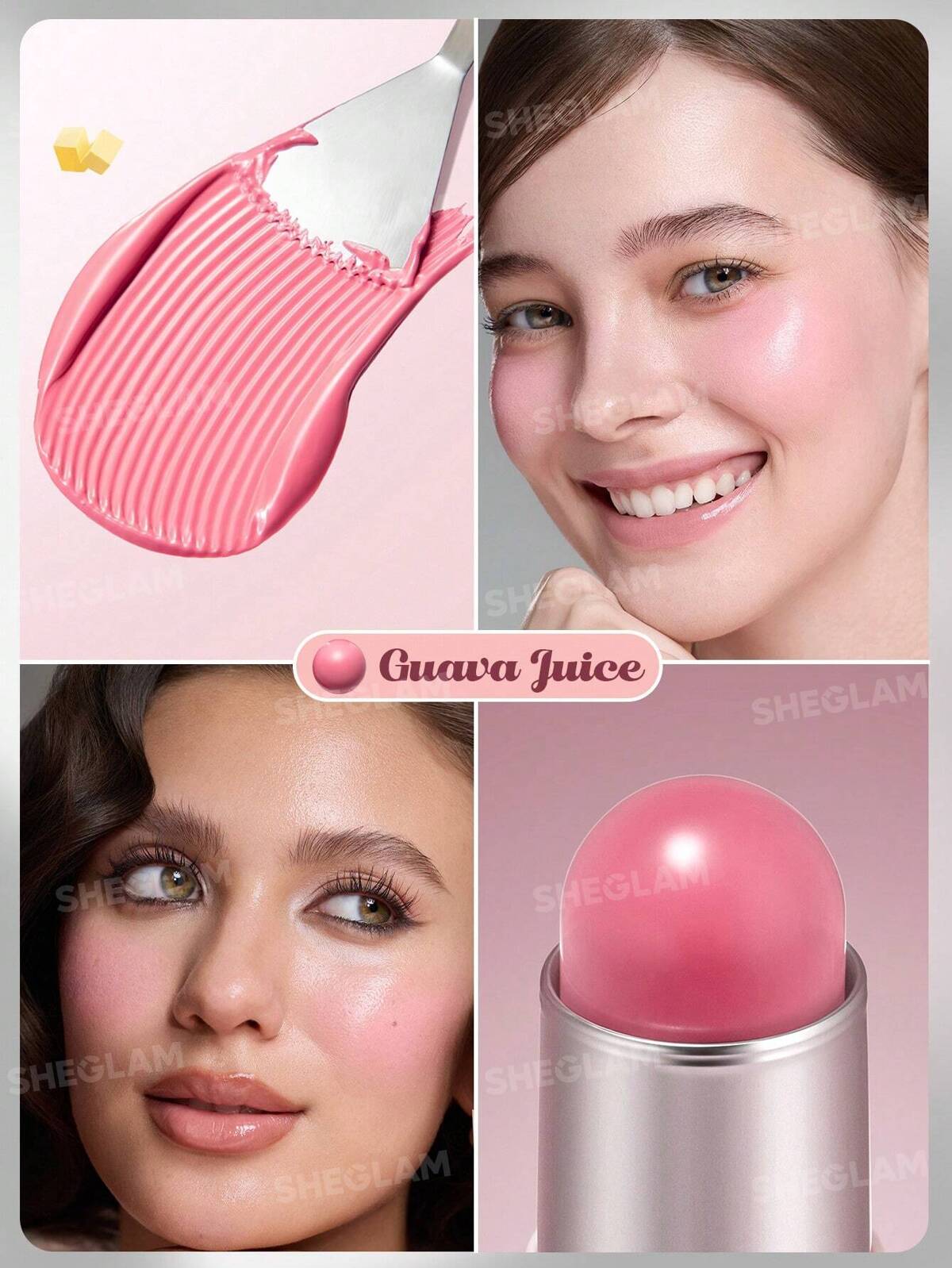 Sheglam - Buttery Bliss Blush Stick - 6G texture gel cream