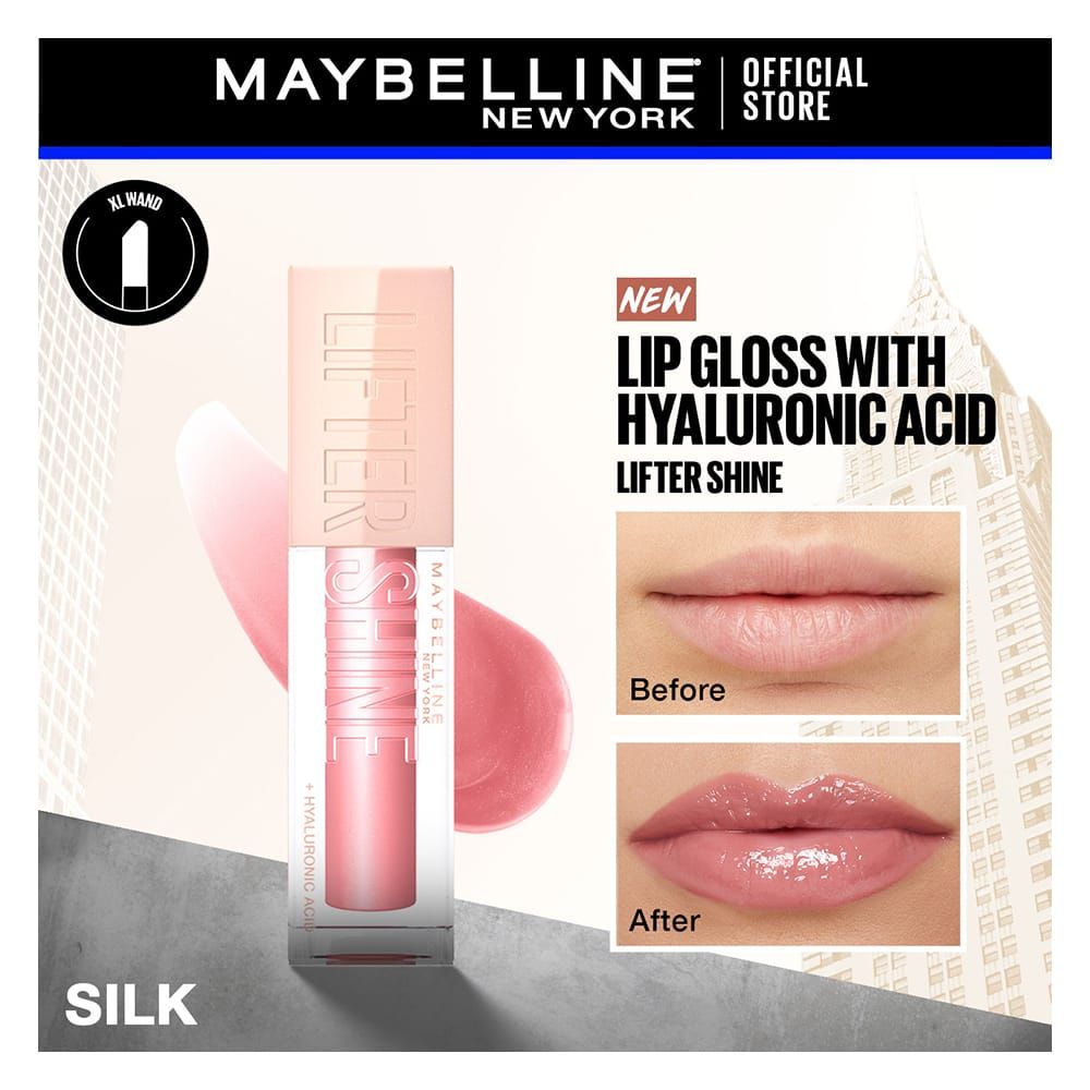 Â Maybelline New York Lifter ShineÂ® Hydrating Lip Gloss With Hyaluronic Acid