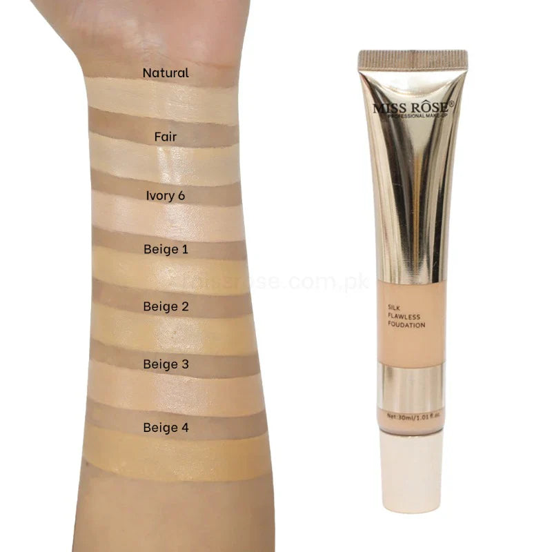 Miss Rose - Silk Flawless Foundation - 30Ml texture gel cream