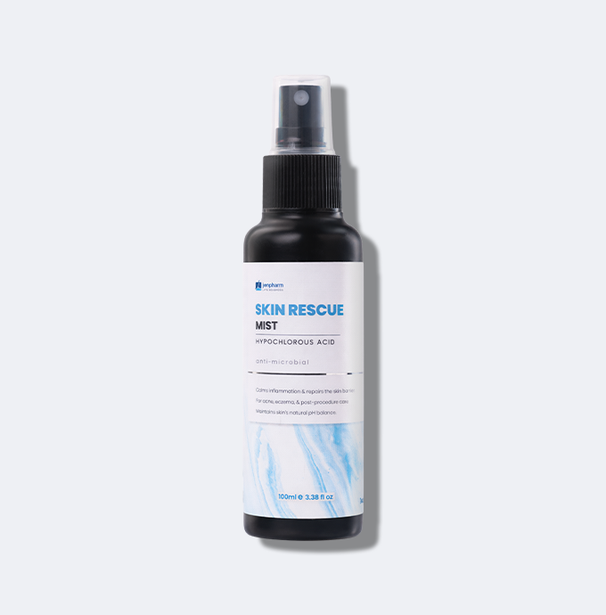 Jenpharm - Skin Rescue Mist jar close up