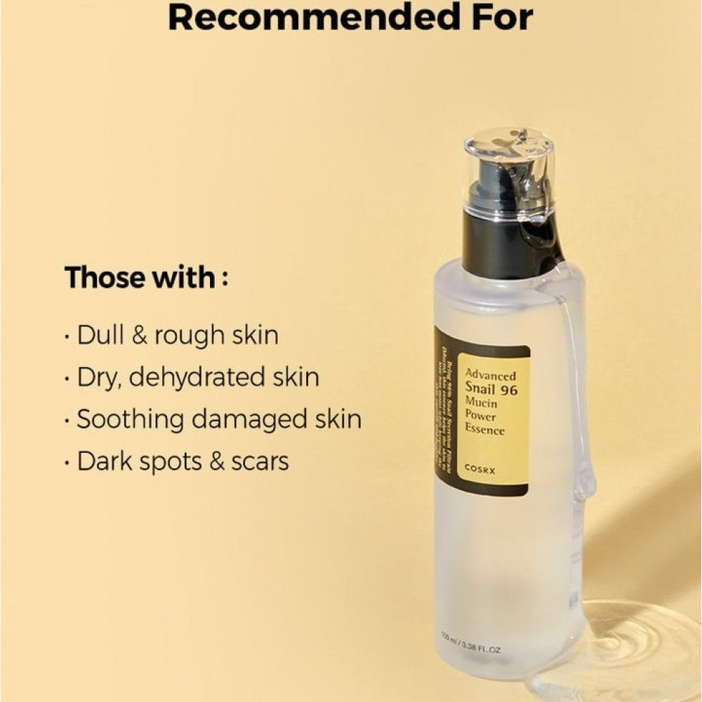 Cosrx Advanced Snail 96 Mucin Power Essence 100 Ml texture gel cream