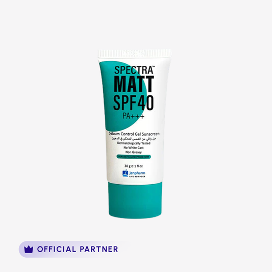Jenpharm Spectra Matt Sebum Control Sunblock Spf40 30G front packaging