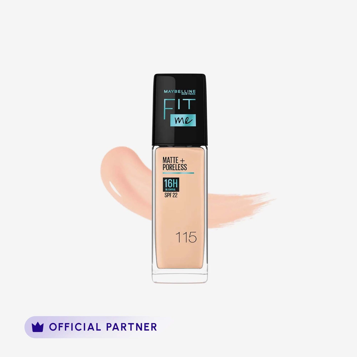 Maybelline Fit Me Matte Foundation 30Ml front packaging