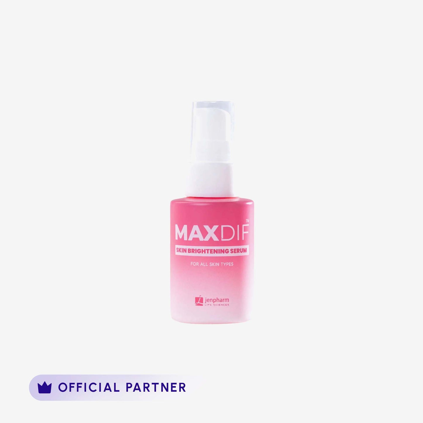 Jenpharm Maxdif Brightening Serum 30Ml front packaging