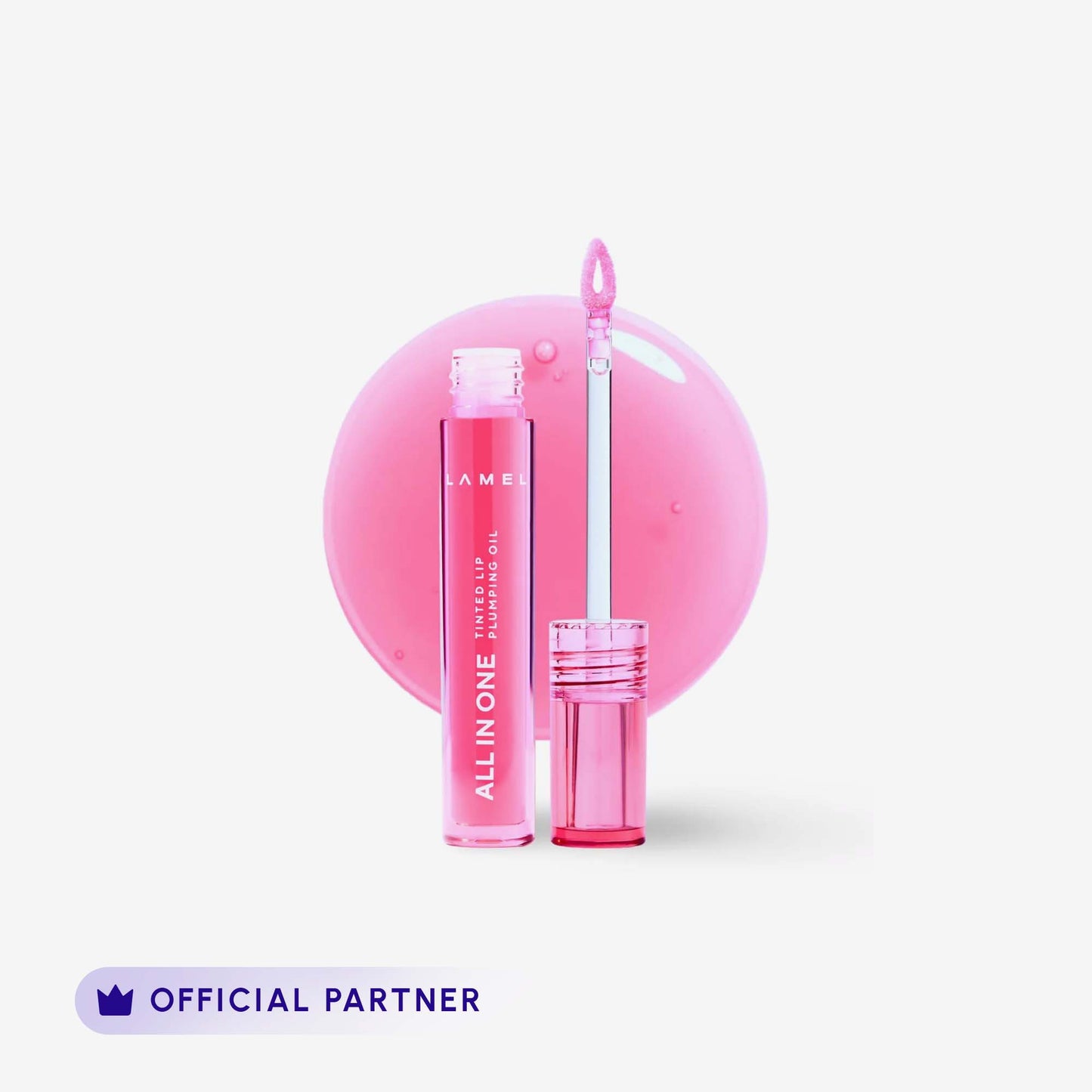Lamel - All In One Lip Tinted Plumping Oil front packaging