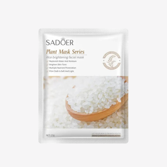 Sadoer - Rice Brightening Facial Mask - 25g front packaging