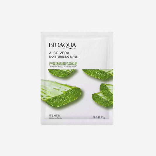 Bioaqua - Aloe Vera Moisturizing and Hydrating Mask - 25g front packaging