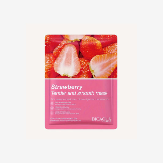 Bioaqua Strawberry Facial Mask - 1 PC front packaging