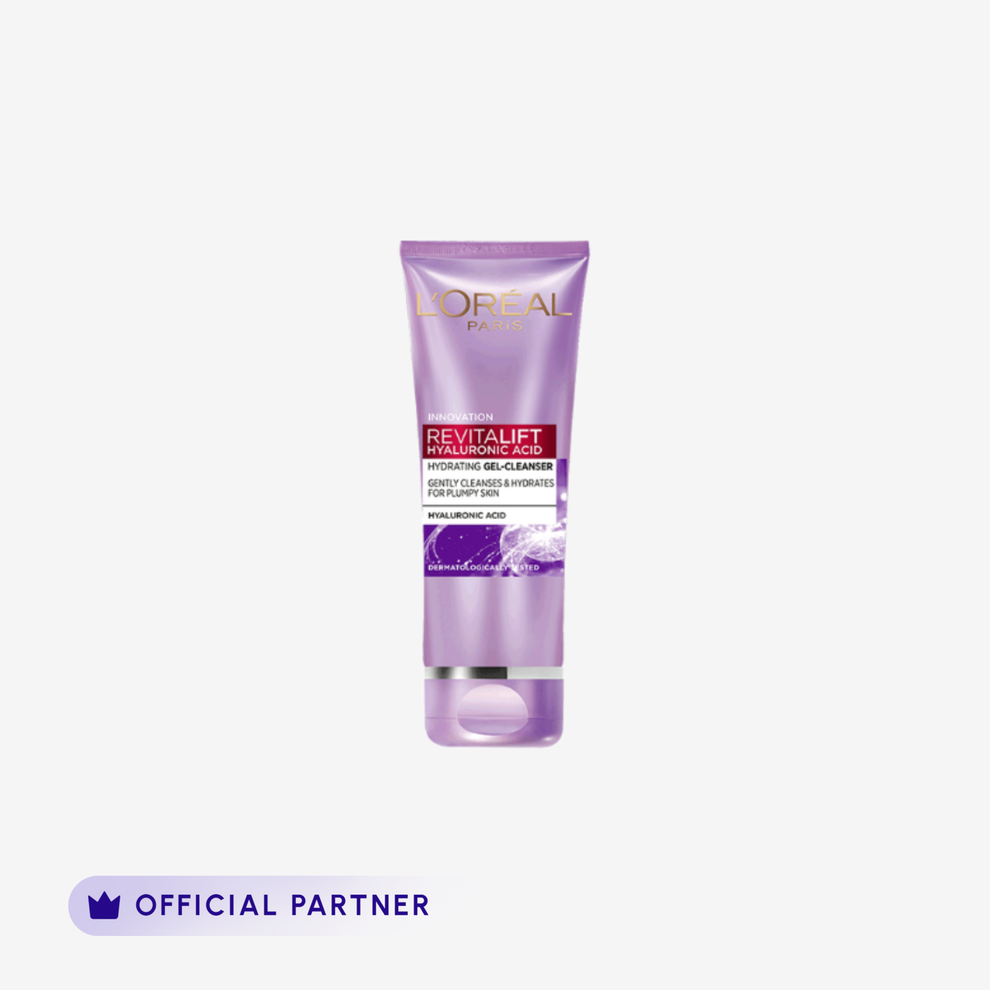 L'Oreal Paris Revitalift Hyaluronic Acid Hydrating Gel Facewash 100ml front packaging