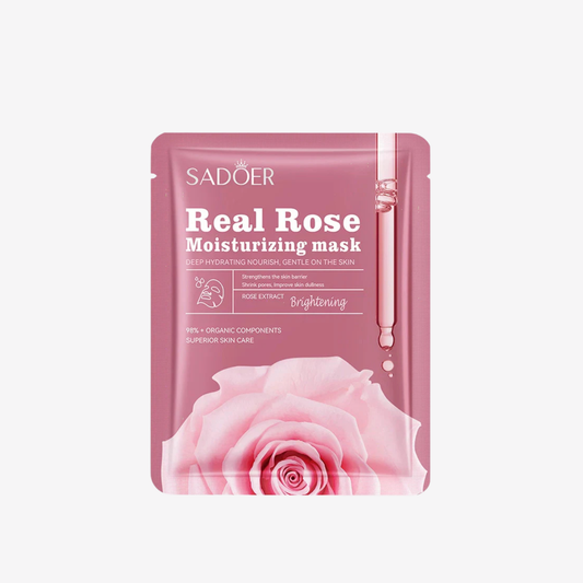 Sadoer Real Rose Moisturizing Facial Mask 25G - 1 PC front packaging