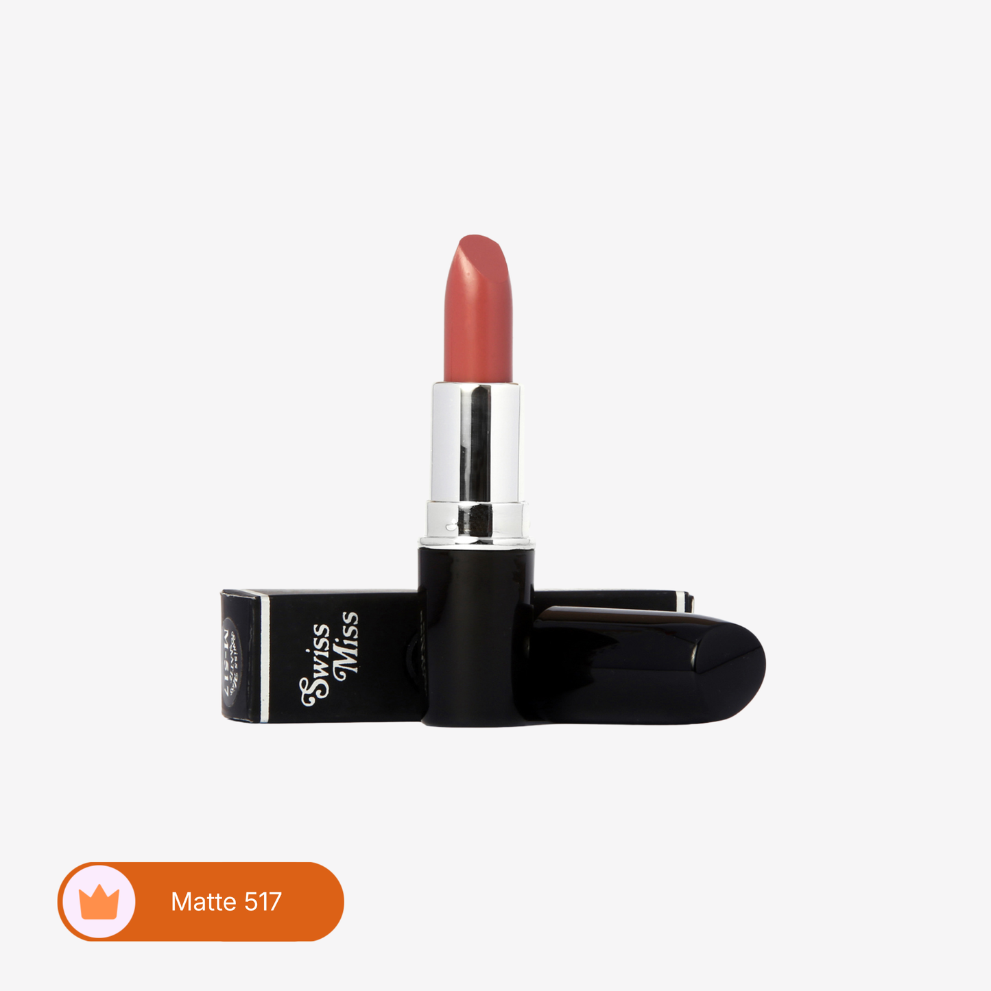 Swiss Miss - Blushing Brown (MATTE-517) - Lipstick front packaging
