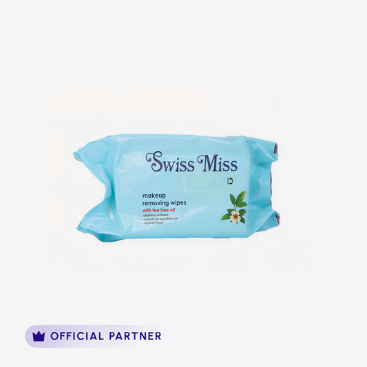 Swiss Miss - Makeup Remover Wipes With Tea Tree Oil 60 Pcs front packaging
