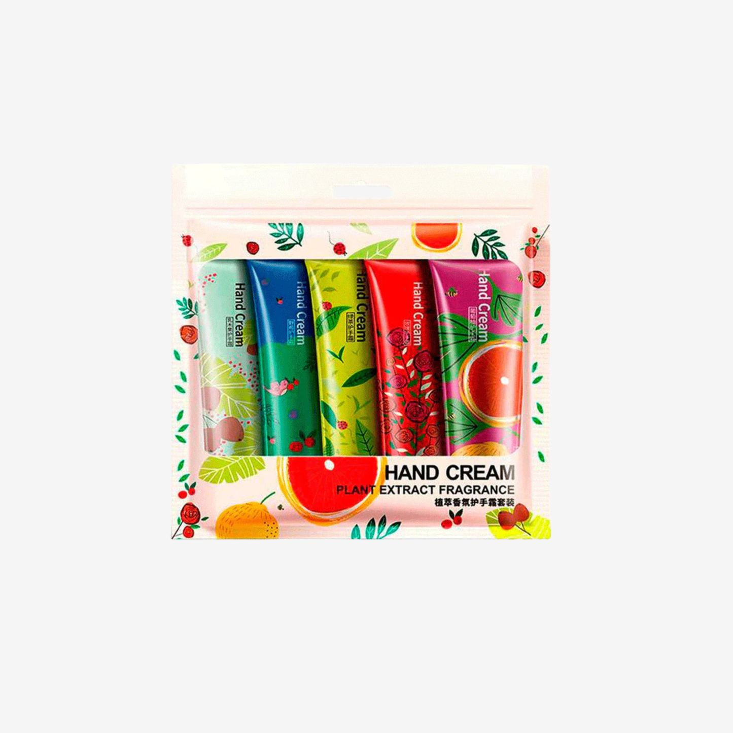 Bioaqua  Plant Fragrance Hand Cream Set 5Pc front packaging