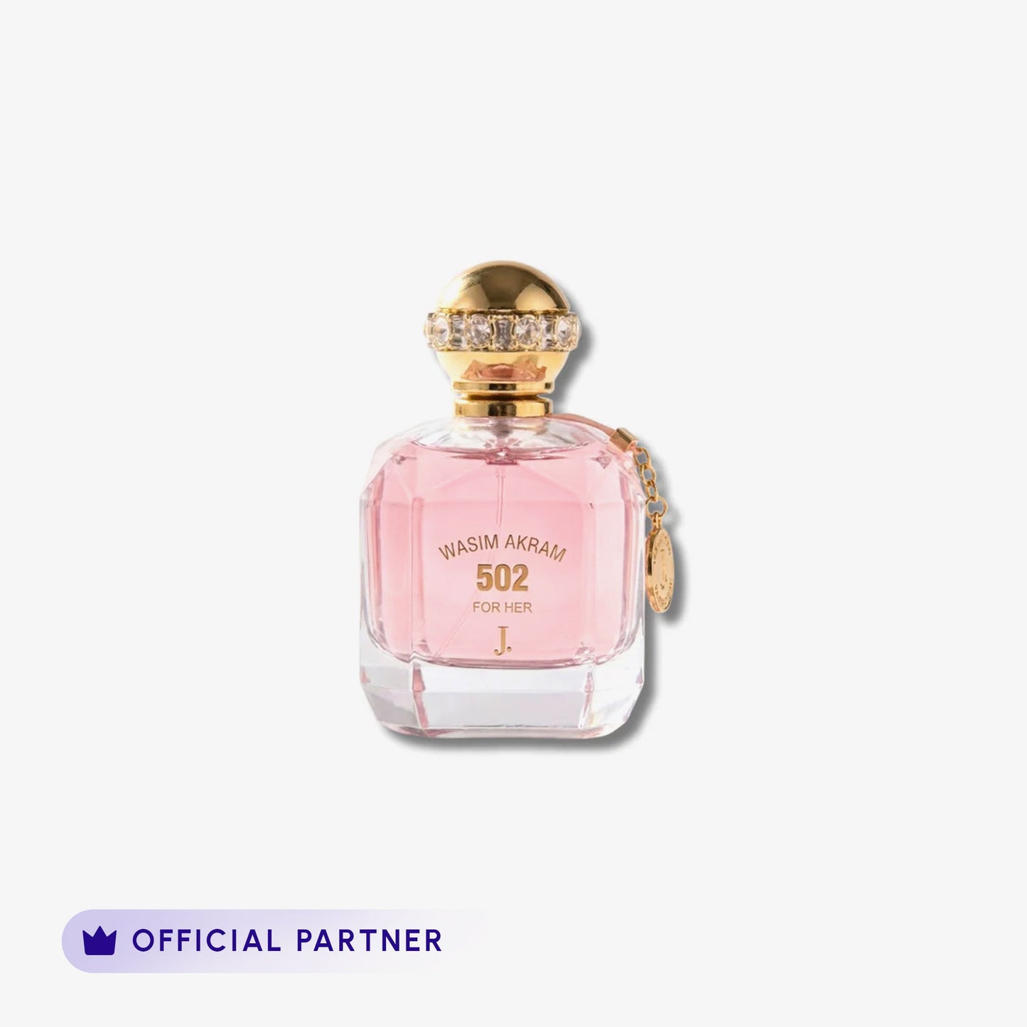 J. Wasim Akram 502 For Her 30ml front packaging