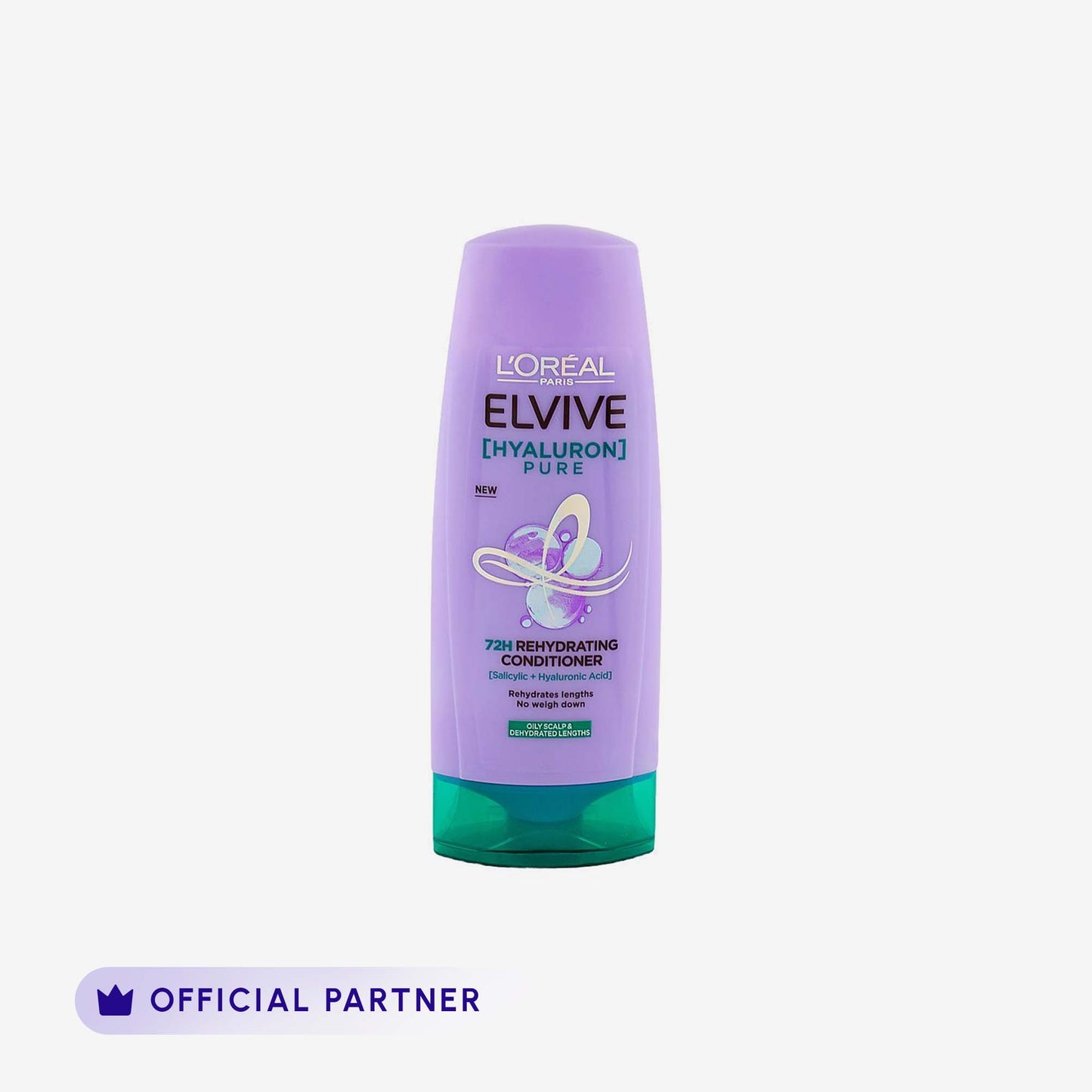 L'Oreal Paris Elvive Hyaluron Pure Conditioner 175Ml front packaging
