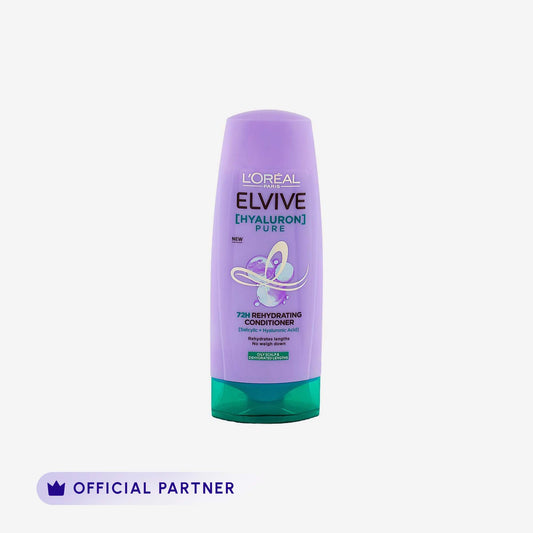 L'Oreal Paris Elvive Hyaluron Pure Conditioner 175Ml front packaging