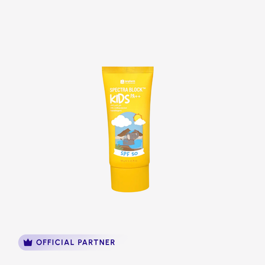 Jenpharm Spectra Block Kids SPF50 PA++ 40g front packaging