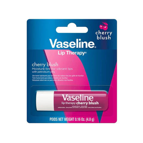 Vaseline Lip Therapy Cherry Blush 4.8g front packaging