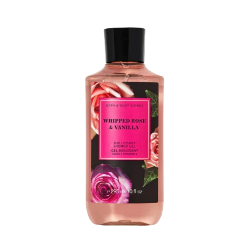 BBW Whipped Rose & Vanilla SHOWER GEL 295ML