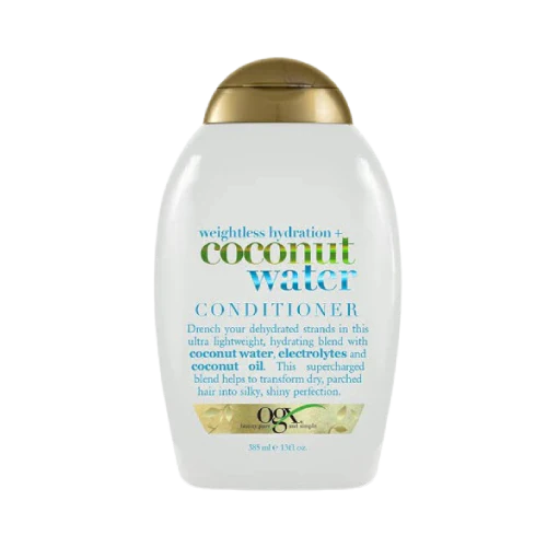 OGX Weightless Hydration + Coconut Water Conditioner, Sulfate Free, 385ml