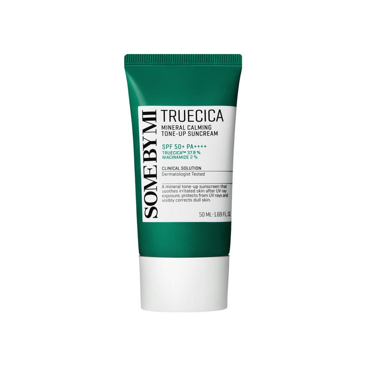 some by mi truecica mineral calming tone-up suncream 50ml