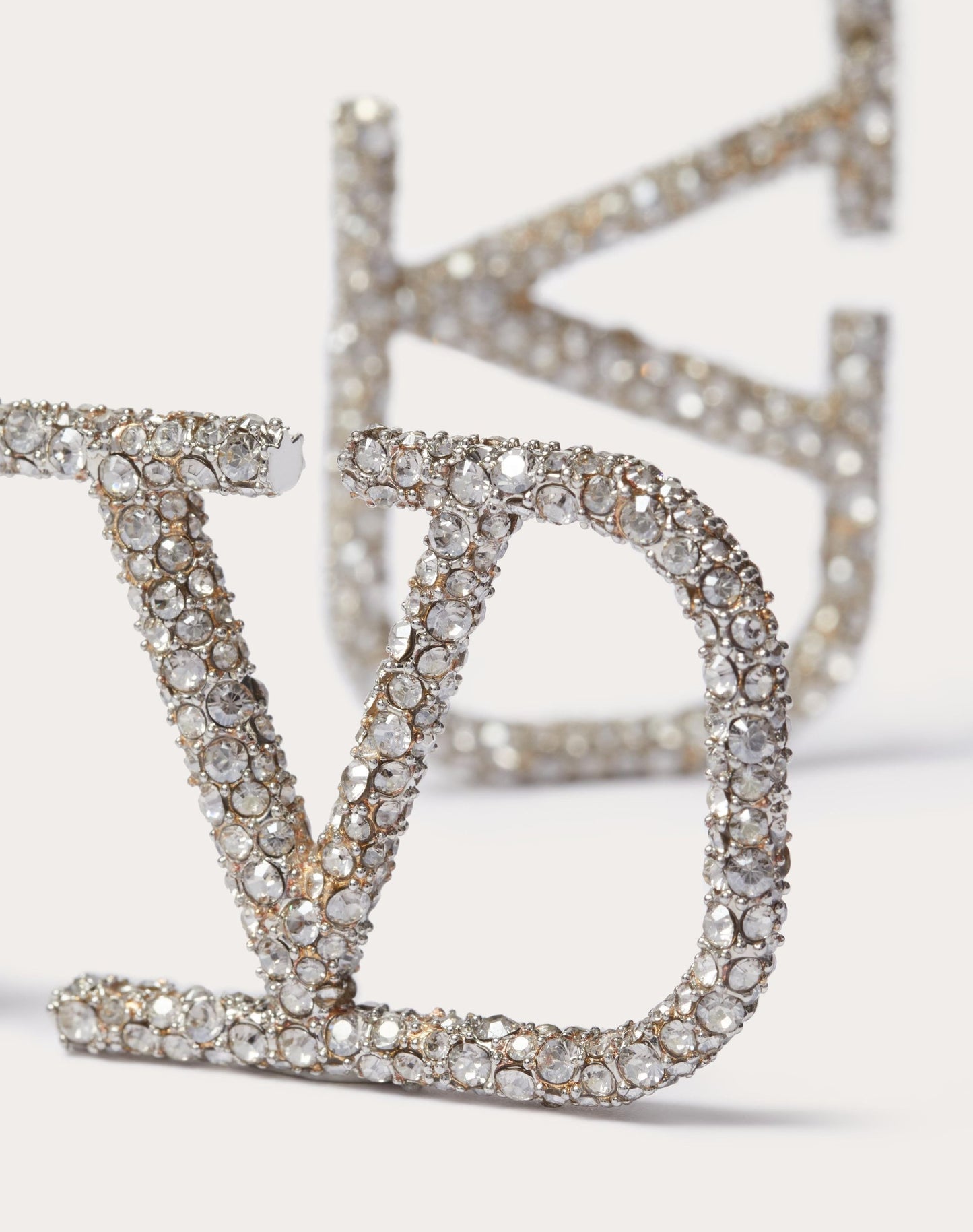 Vlogo Signature Earrings In Metal And Sawarovski® Crystals