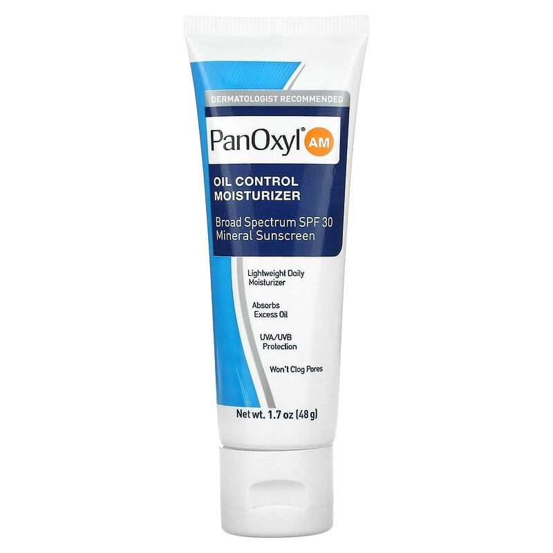 PanOxyl AM, Oil Control Moisturizer, SPF30, 1.7 oz (48 g)