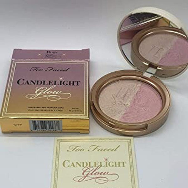 Too Faced Candlelight Glow Highlighting Powder Duo Rosy Glow