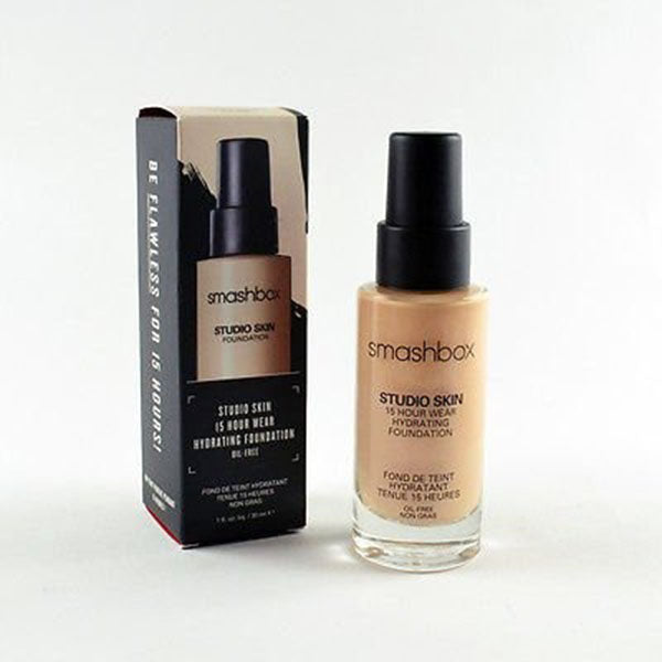 Smashbox Studio Skin 15 Hour Hydrating Foundation Shade 0.5 Porcelain 1 OZ 30ml