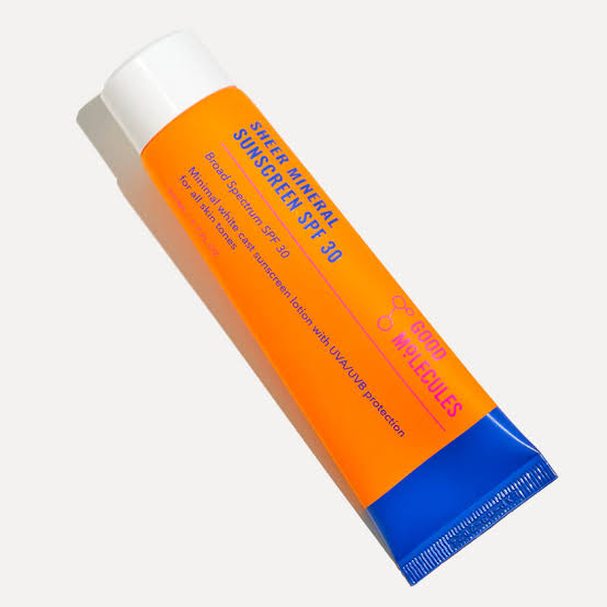 GOOD MOLECULES SHEER MINERAL SUNSCREEN SPF 30