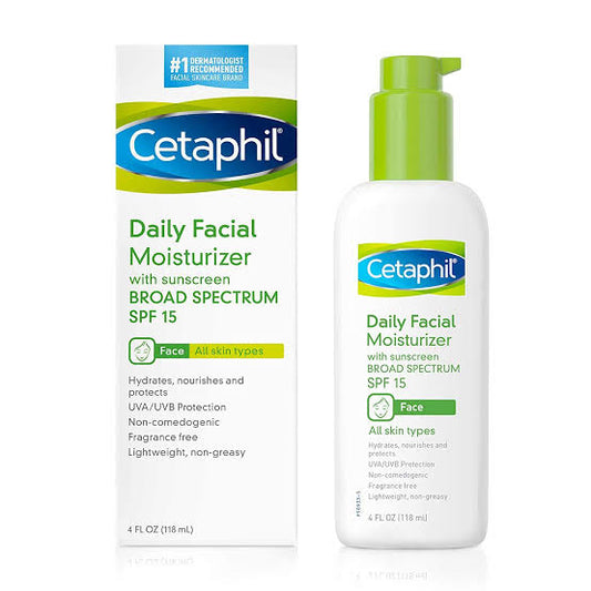 Cetaphil DAILY FACIAL MOISTURIZER SPF 15 (118ml)