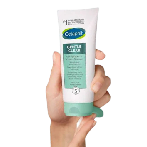 CETAPHIL GENTLE CLEAR CLARIFYING ACNE CREAM CLEANSER 124ml (Expiry 06/24)