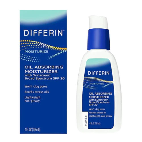 Differin Oil Absorbing Moisturizer with Sunscreen Spf 30 (Expiry 02/24)