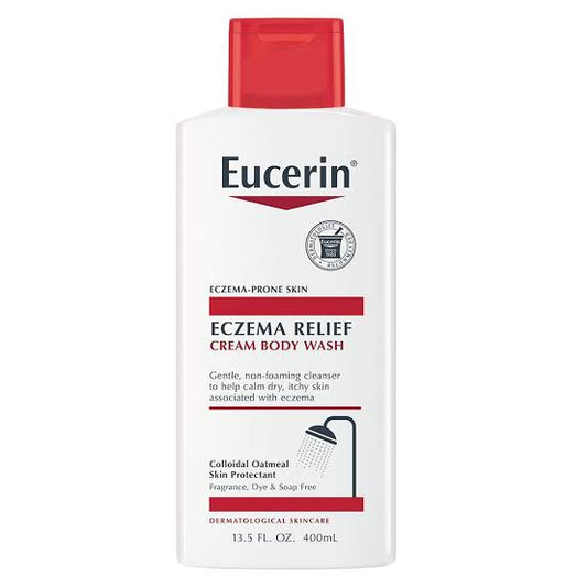 Eucerin Baby Eczema Relief Cream Body Wash, 13.5 fl. oz 400ml.