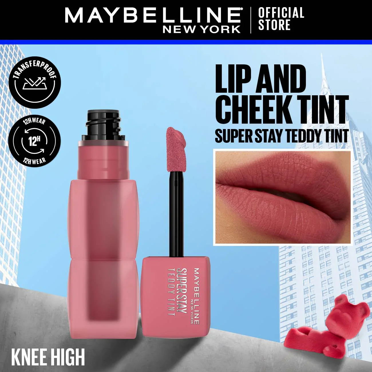 Maybelline New York's Super Stay Teddy Tintâ„¢: The 12-Hour Liquid Lip Tint!